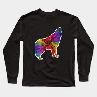 Lone Wolf Polygon Long Sleeve T-Shirt